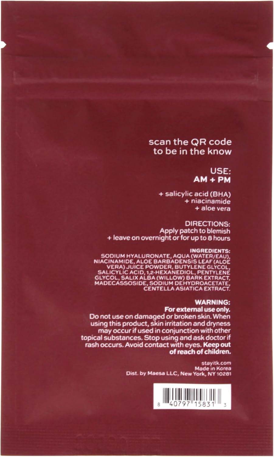 Microneedle Blemish Patches by ITK for Women - 6 Count Patches (Pack of 2) image number 2