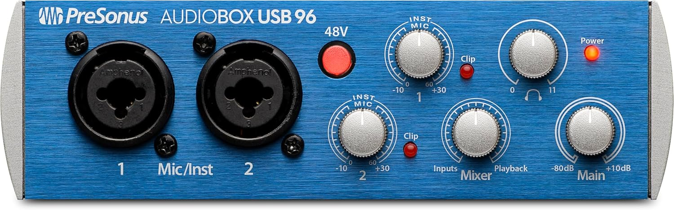Presonus Audiobox 96 Studio - USB, Audio Interface, Bundle for Recording and Production, with Microphone, Headphones & Software image number 1