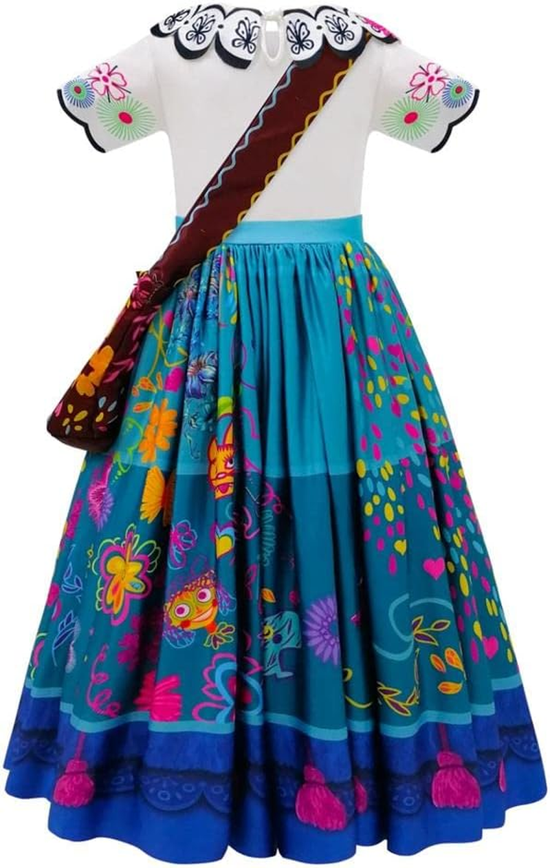 Dressy Daisy Mirabel Isabella Toddler Kids Girls Fancy Dress up Halloween Costume Birthday Party Outfit Size 2 to 10 image number 4