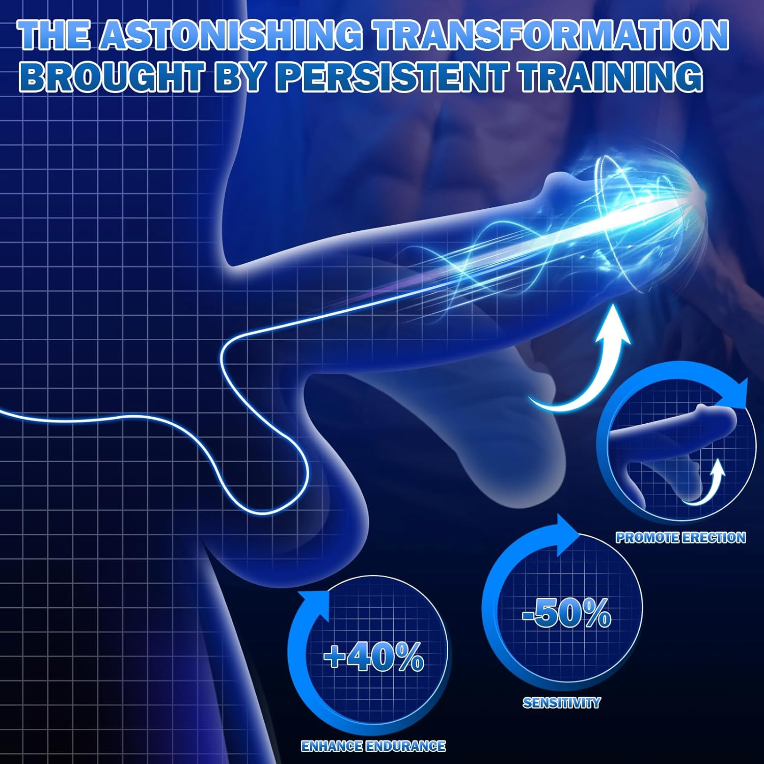 Male Sex Toys for Men - Upgraded Automatic Male Masturbators,Masturbator Machine with 10 Modes Vibration & 10 Licking Tongue,Adult Sex Toys for Training & Prolong Endurance,Pocket Pussy with 3D Textured for Men (Black) image number 3
