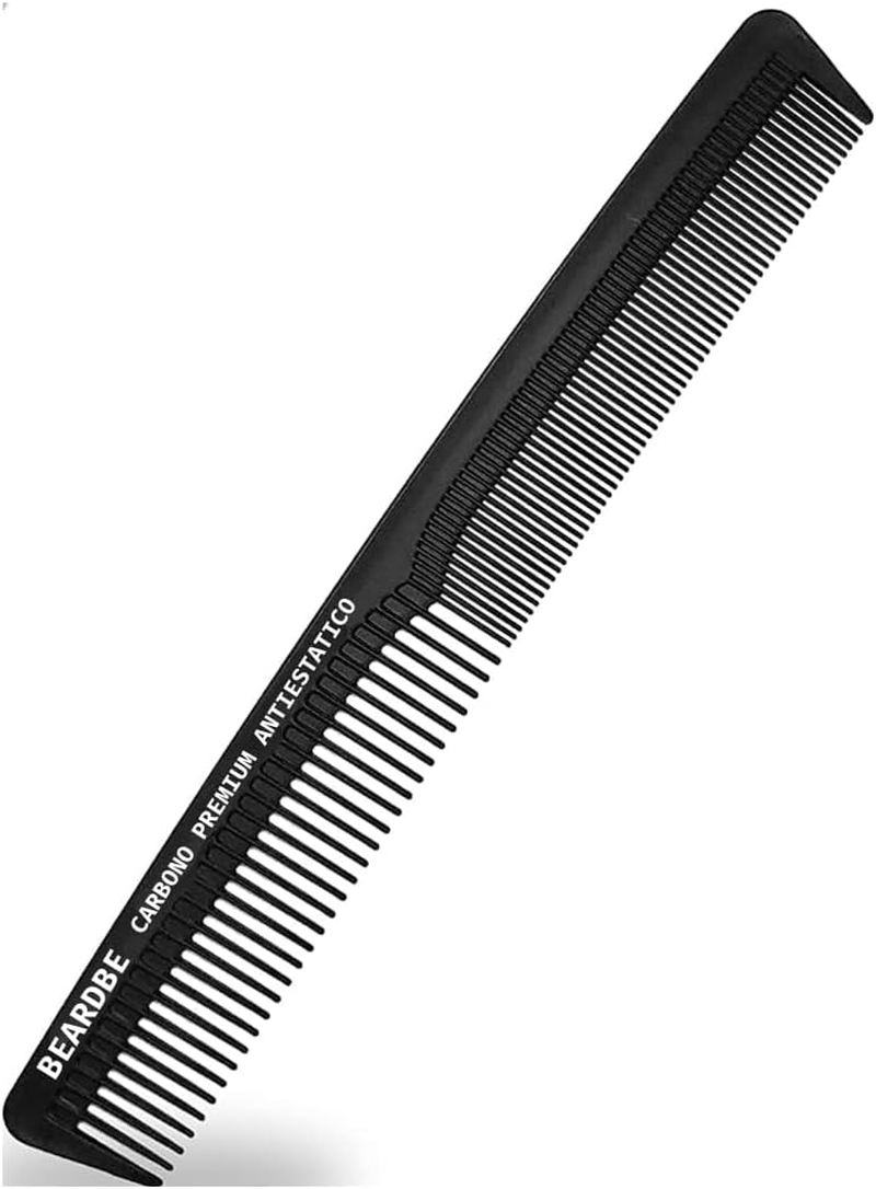 Beardbe Hair Comb, Unbreakable Premium Carbon Comb for Hair and Beard, Double-Sided Anti-Static Hair Comb for Men, Hair Comb - Hairstyle for Men and Women image number 1