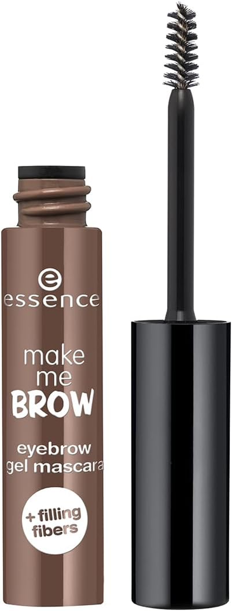 Essence -Make Me Brow Eyebrow Gel Mascara - 02 Browny Brows - Browny Browns image number 4