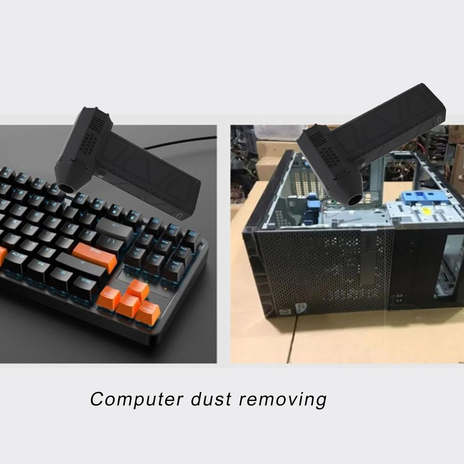 Electric Air Duster, 300000RPM Compressed Air Duster, USB C 15W PD QC Fast Charging 16000Mah Speed Adjustable Jet Dry Blower for Car,Cleaning, Camping image number 5