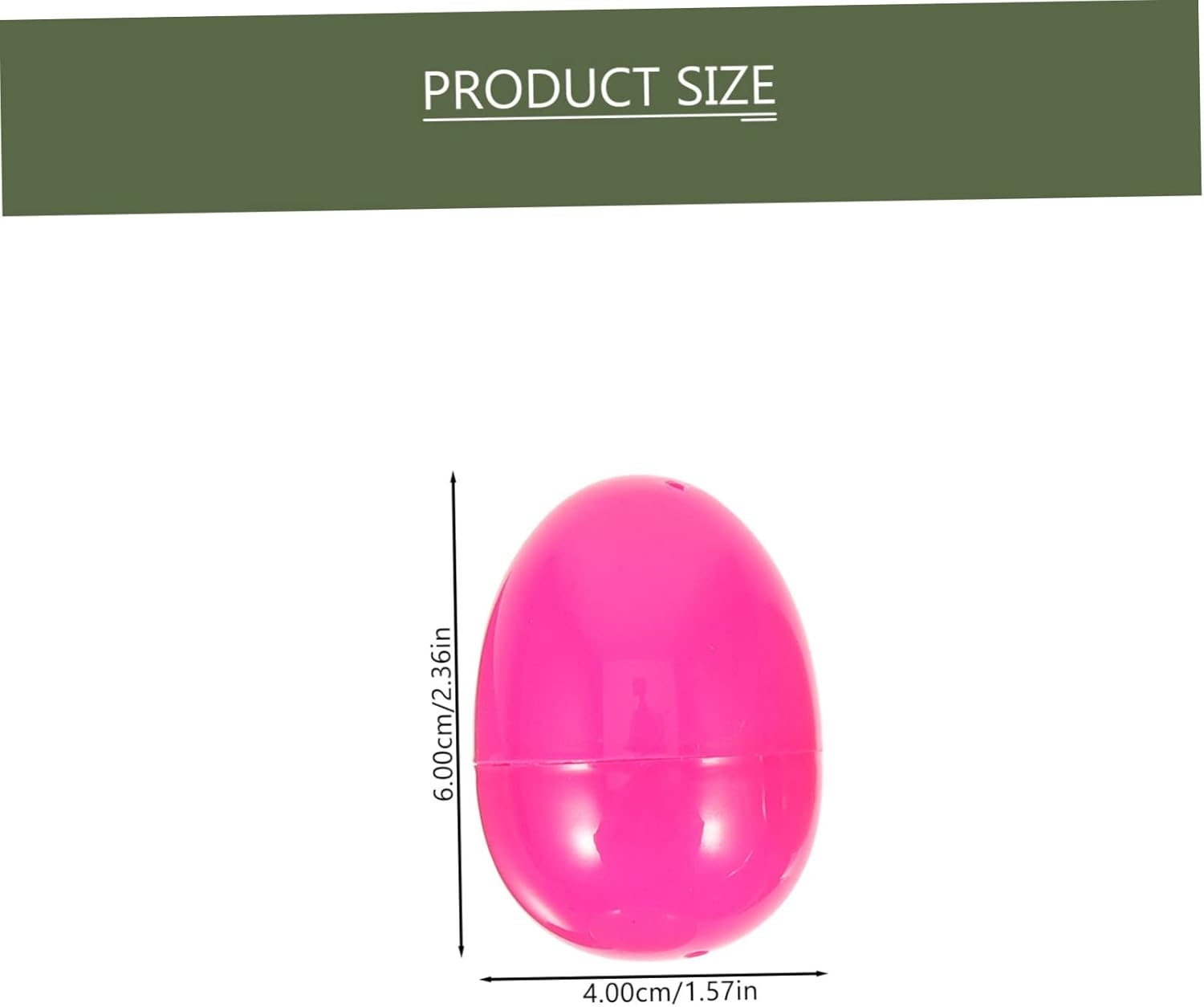 Gatuida 50Pcs Fillable Plastic Easter Eggs Empty Egg Decorations for Easter Party Supplies Present Boxes and Egg Hunt Ornaments for Activities and Classroom Prizes