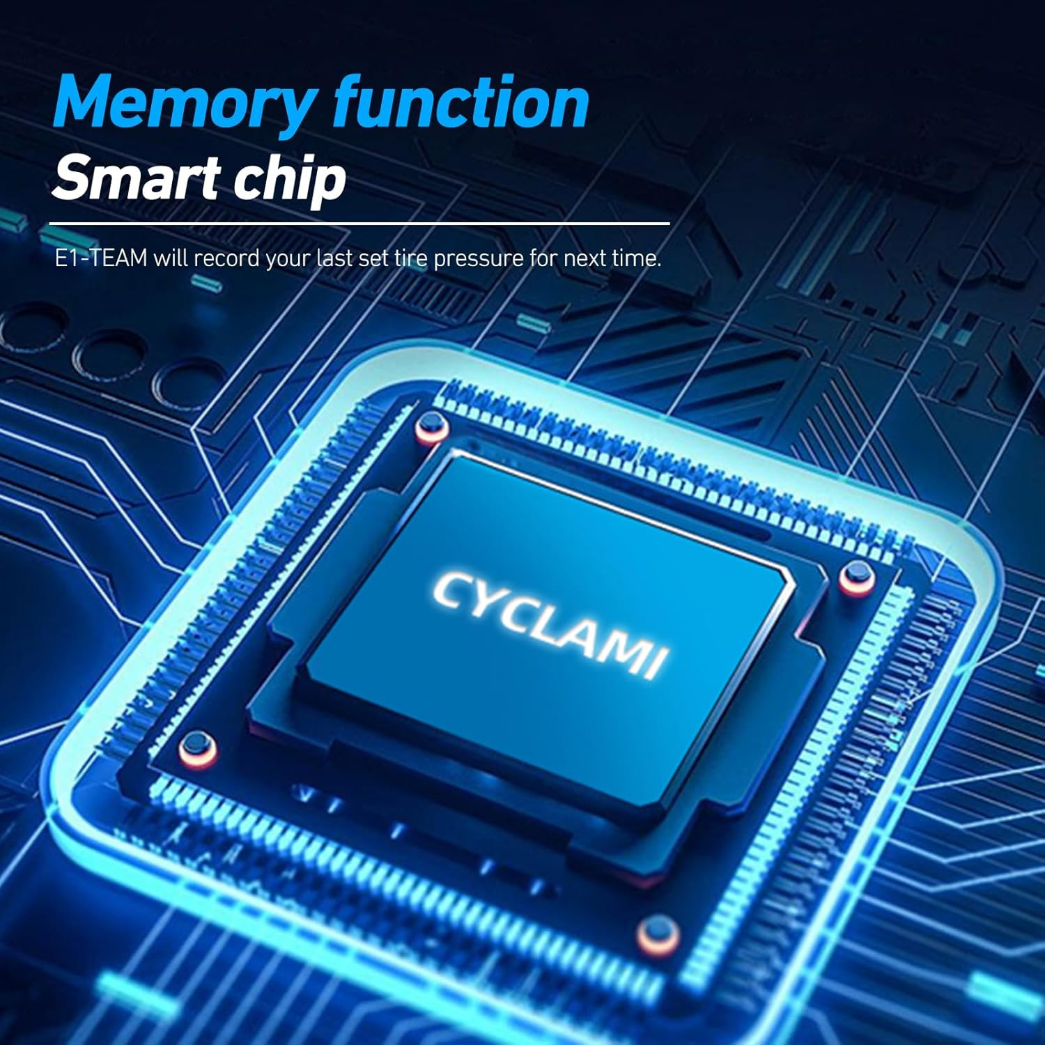 CYCLAMI Electric Bike Pump Mini 120Psi,Portable Ultra-Mini 750Ma,Type-C Rechargeable Electric Bicycle Air Pump,Led Screen Displays Tire Pressure image number 4