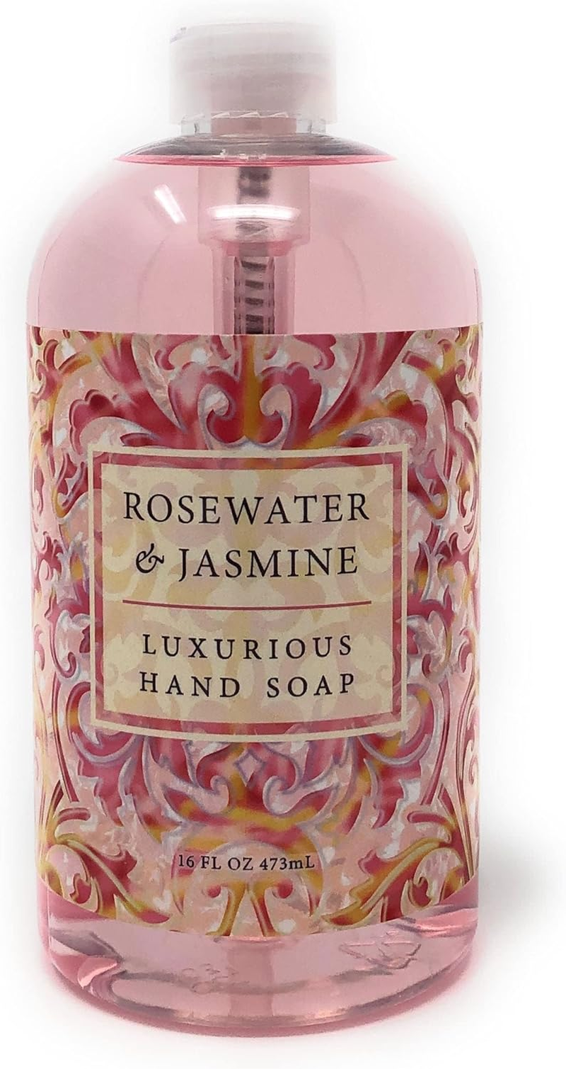 Greenwich Bay ROSEWATER JASMINE Shea Butter Hand Soap Enriched with Cocoa Butter and Jasmine Oil 16 Oz image number 3