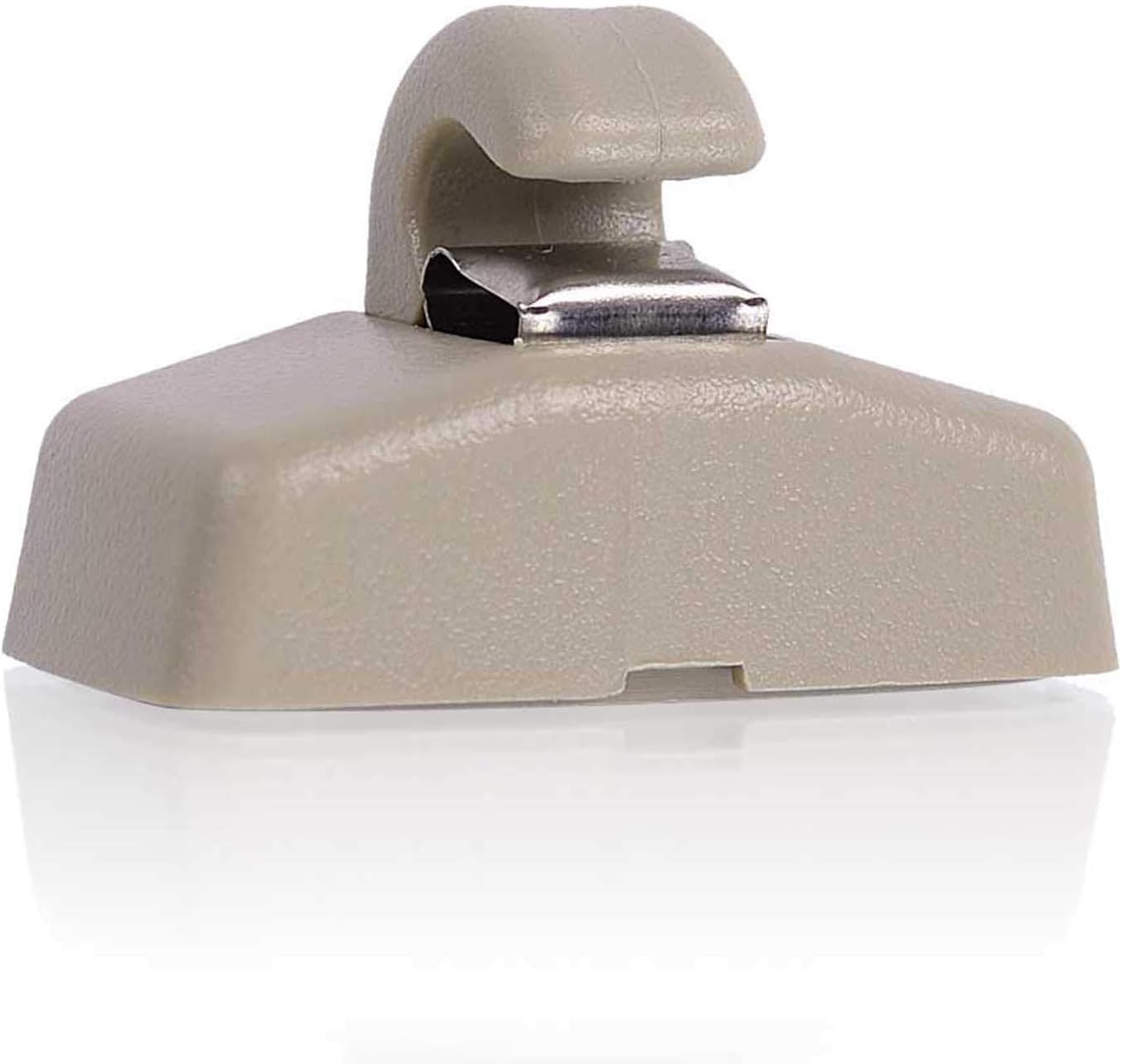 Runmade Gray Sun Visor Hook Clip Bracket Hanger Compatible with VW Golf GTI Jetta Mk4 Passat B5 B6 Touran Polo Seat