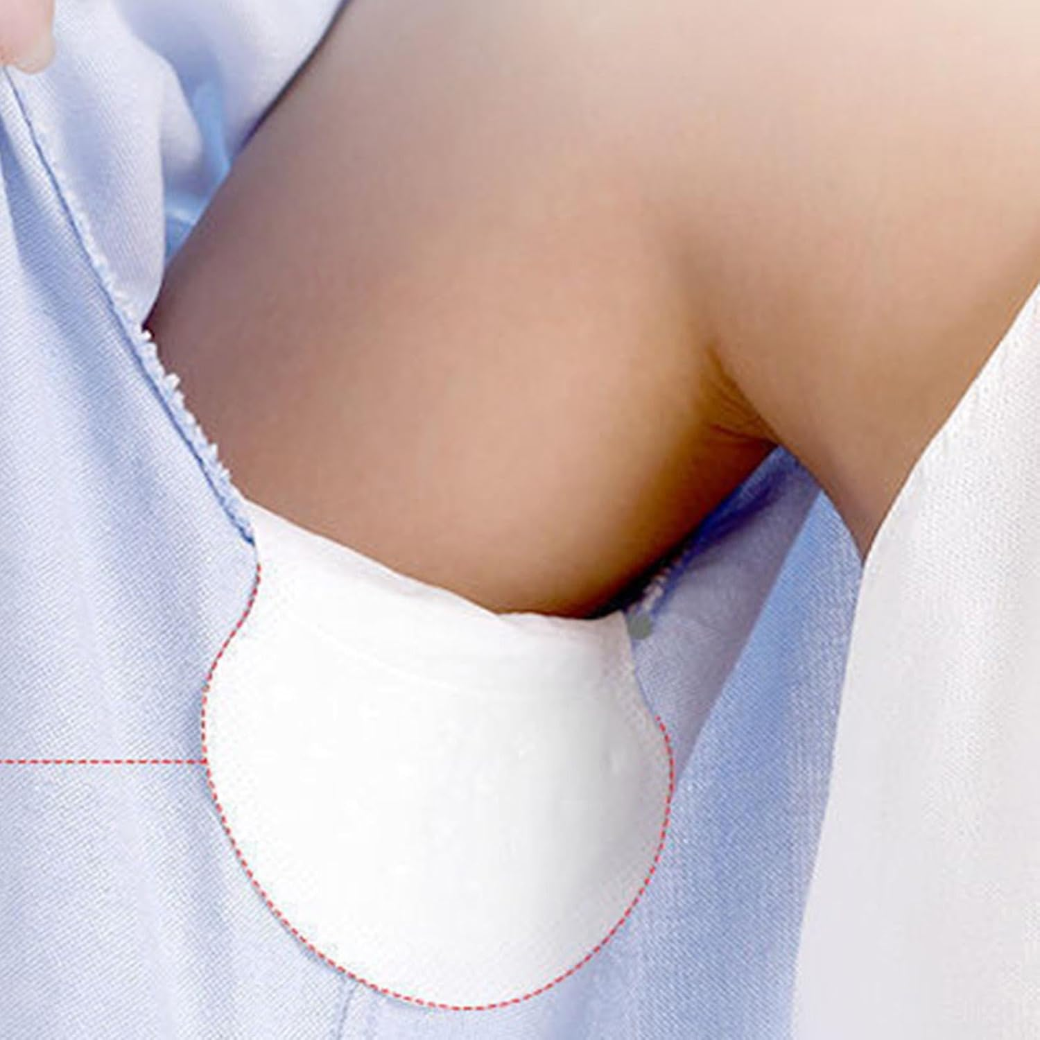 Moreeulsi Armpit Sweat Pads | Invisible Dress Guards,Breathable Absorbent Pad, Soft and Comfortable Sweat Shield for Women and Men image number 3