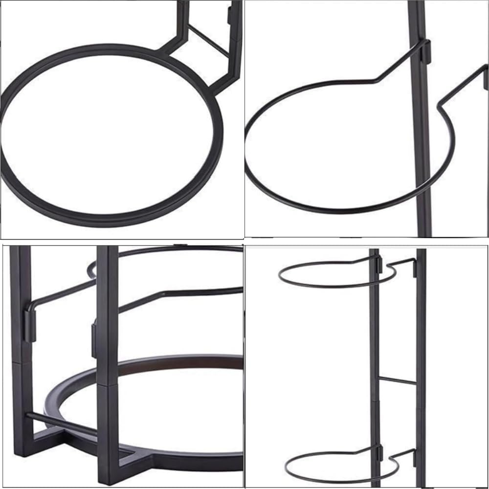 Goxfaca Vertical Basketball Ball Storage Rack, 5 Tier Freestanding Football Stand Ball Holder Sports Equipment Storage for Garage, Basketball Organizer Rack with Basket, Sports Gear Storage image number 6