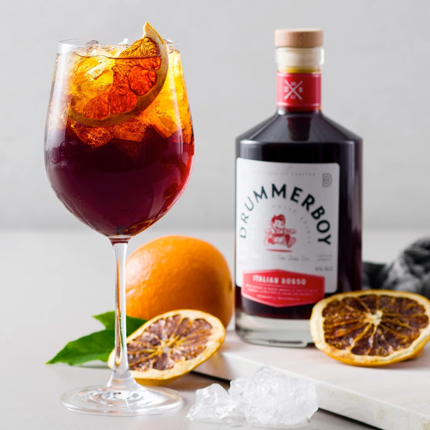 Drummerboy Italian Rosso Non Alcoholic Spirit - Sweet, Red Vermouth Style | Award Winning (200Ml)
