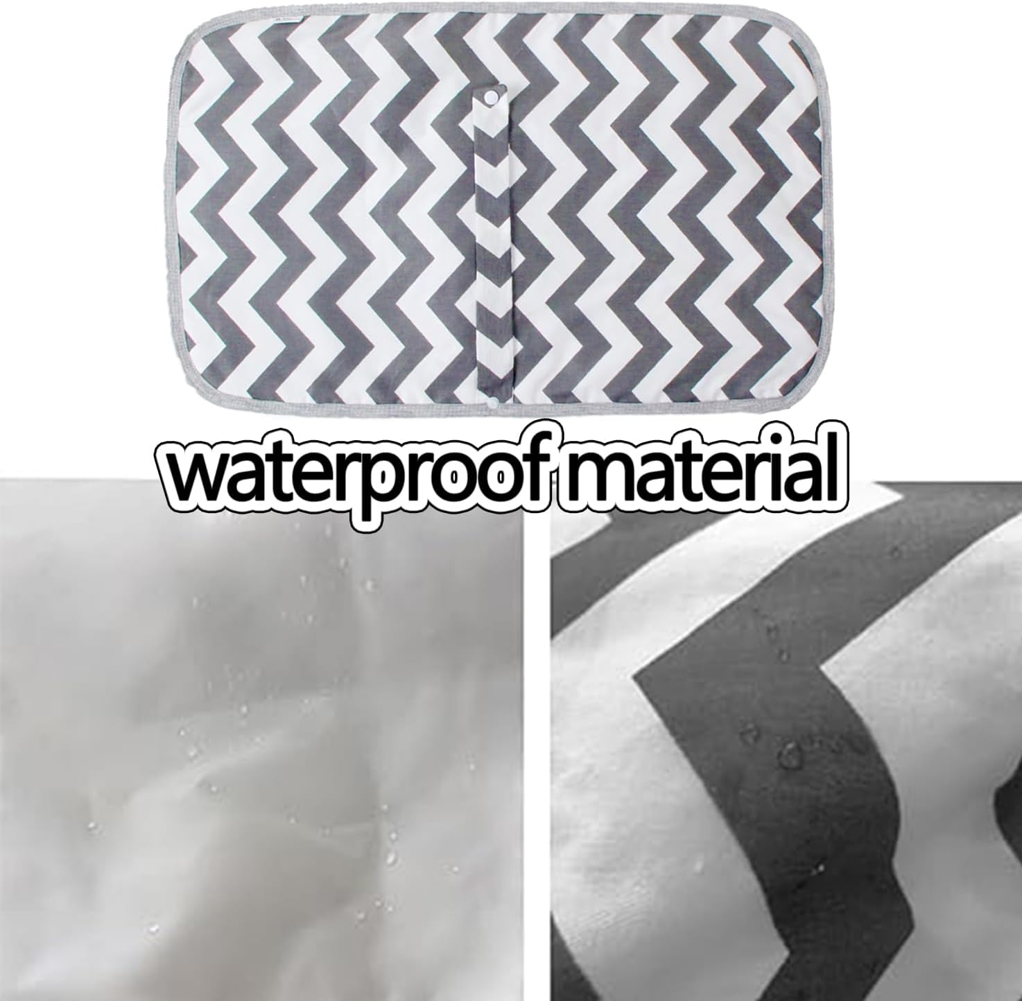 WADY 2 Pack Baby Diaper Changing Pads, Diaper Changing Pad, Waterproof Change Mat, Travel Baby Change Pad, Large Soft Cotton Foldable, Unisex Baby Stuff for Home Travel Outside, Reusable Change Mat (Stars+Lantern) image number 4