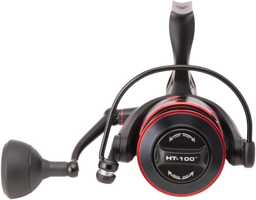 PENN Fierce IV Liveliner Saltwater Spinning Reel &ndash; Versatile Sea Fishing Reel for Boat, Kayak, Shore, Spinning, Jigging, Surf, and All-Round Use, Black/Red