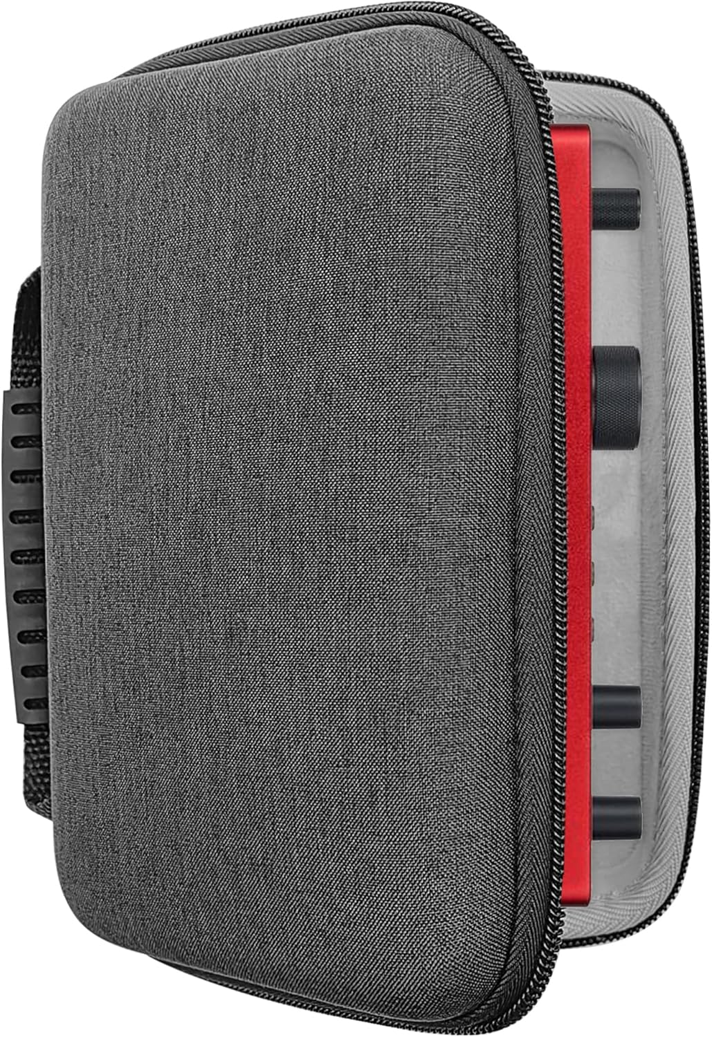 Musiin Premium Velvet Travel Case Compatible with Focusrite Scarlett 2I2 4Th Gen Audio Interface, Hardshell Case Match 2I2 Protective Travel Carrying Cover Bag (Black)