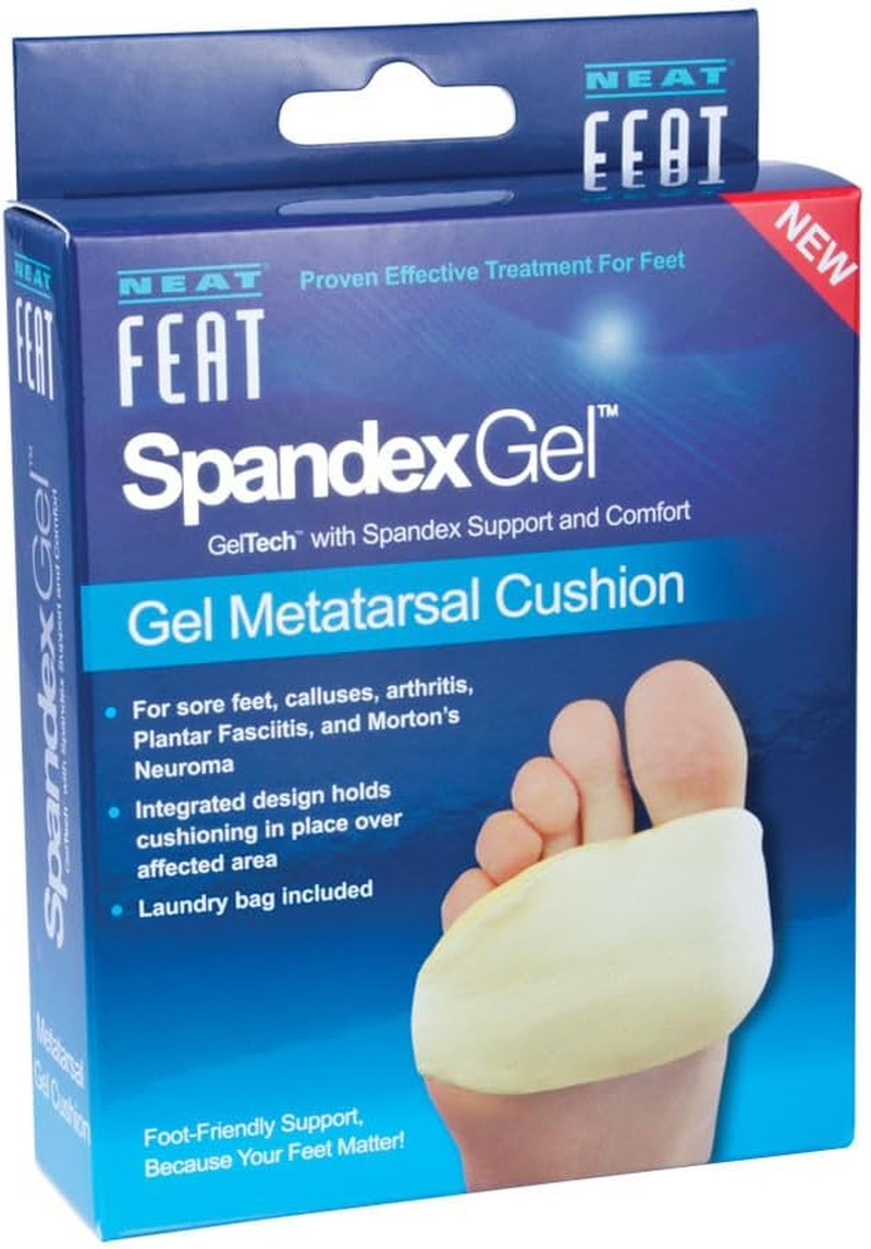 Neat Feat Spandex Gel Matatarsal Cushion Pads for Women, Medium, image number 1