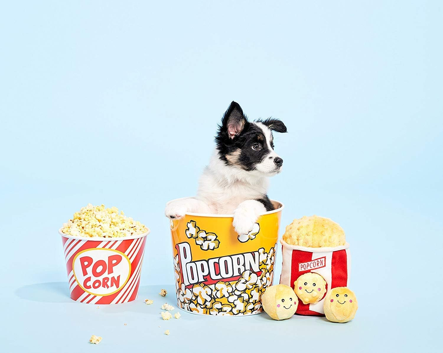 Zippypaws Zippy Burrow Popcorn Bucket, Red and Yellow, 1 Count (Pack of 1) image number 6