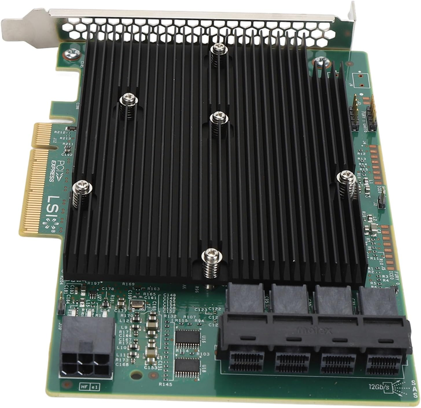 Fafeicy LSI SAS 9300 16I HBA Card 12Gbps 16 Port SAS Controller for Vmware Freebsd Systems image number 6