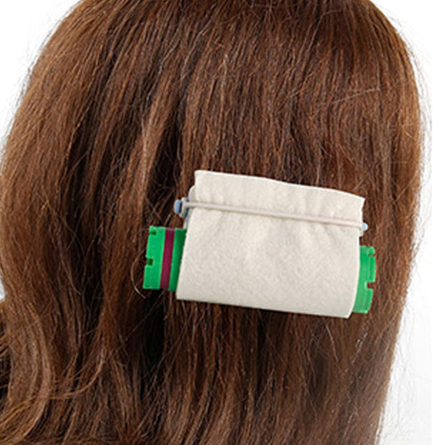 12 Pcs Hair Heat Insulation Pads Soft Breathable Portable Cotton Dampness Retention Curl Enhancer for Home Salon Stylists Perm Stick