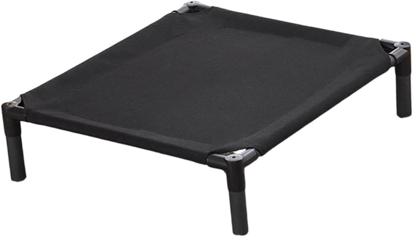 Perfk Elevated Cat Bed Sleeping Lounger Thickened Sturdy Cooling Pet Bed Detachable Cot for Pet Supplies Cat Living Room Indoor, S