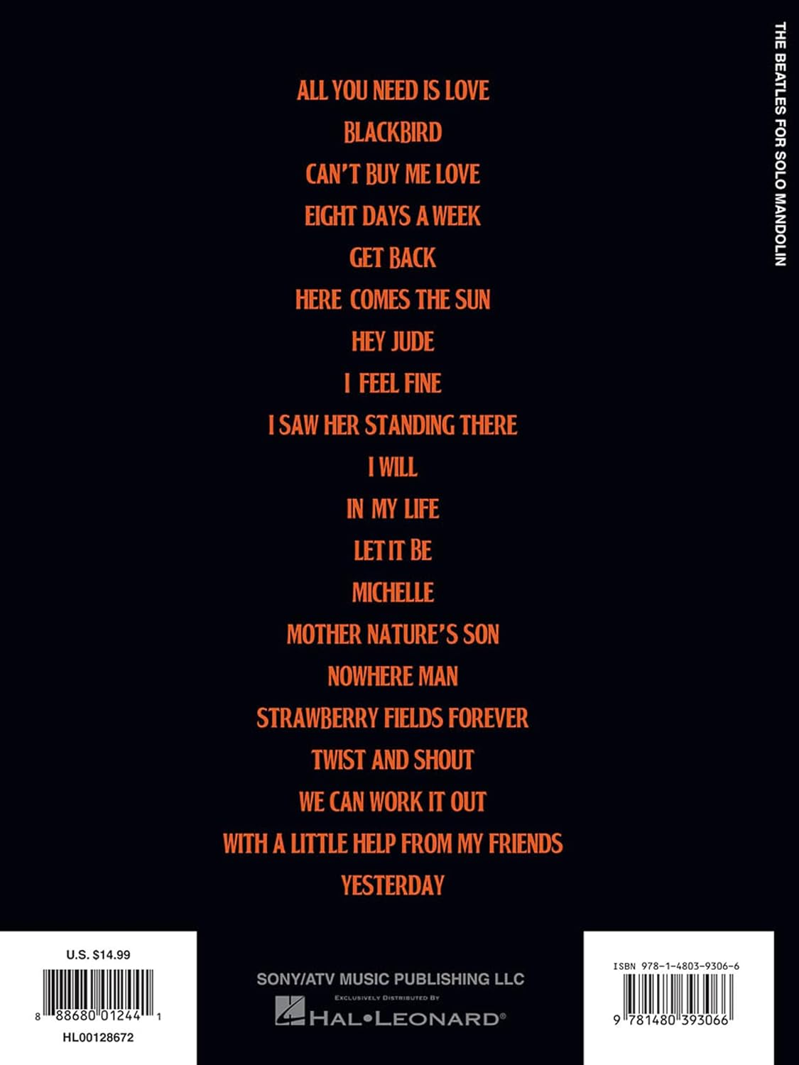 The Beatles for Solo Mandolin image number 6