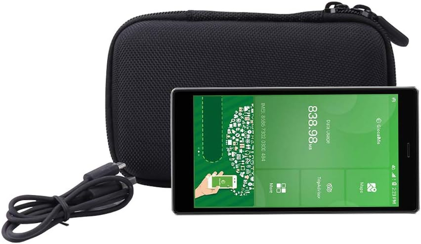 Aenllosi Hard Carrying Case for Glocalme G4 4G LTE Mobile Hotspot (Black) image number 4