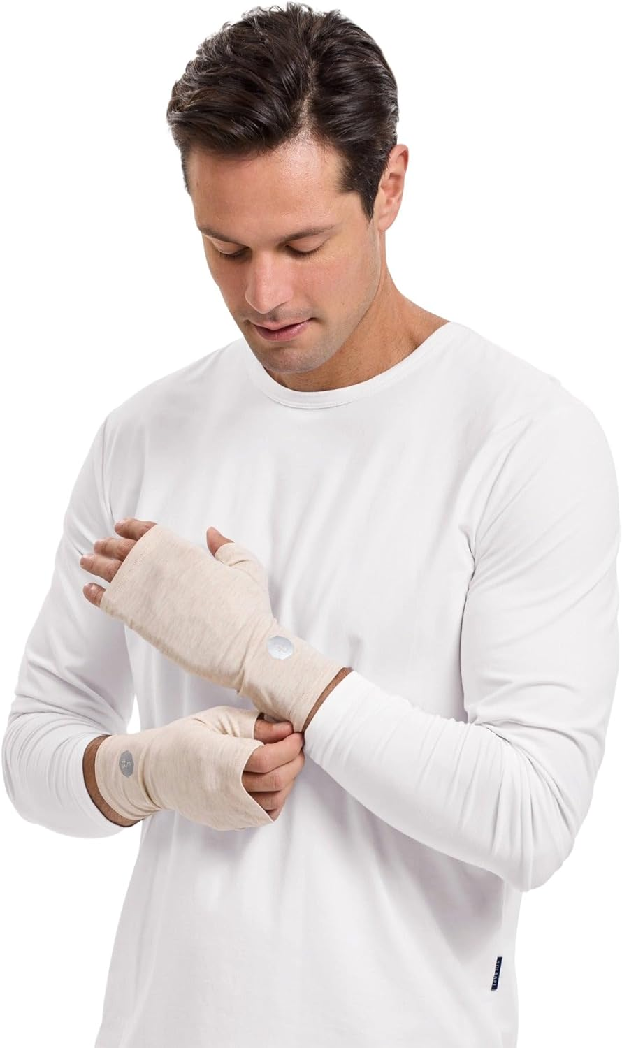 Solbari Unisex Hand Covers UPF 50+, Breathable UV Protection, Fingerless Gloves for Sensitive Skin, Outdoor Accessory