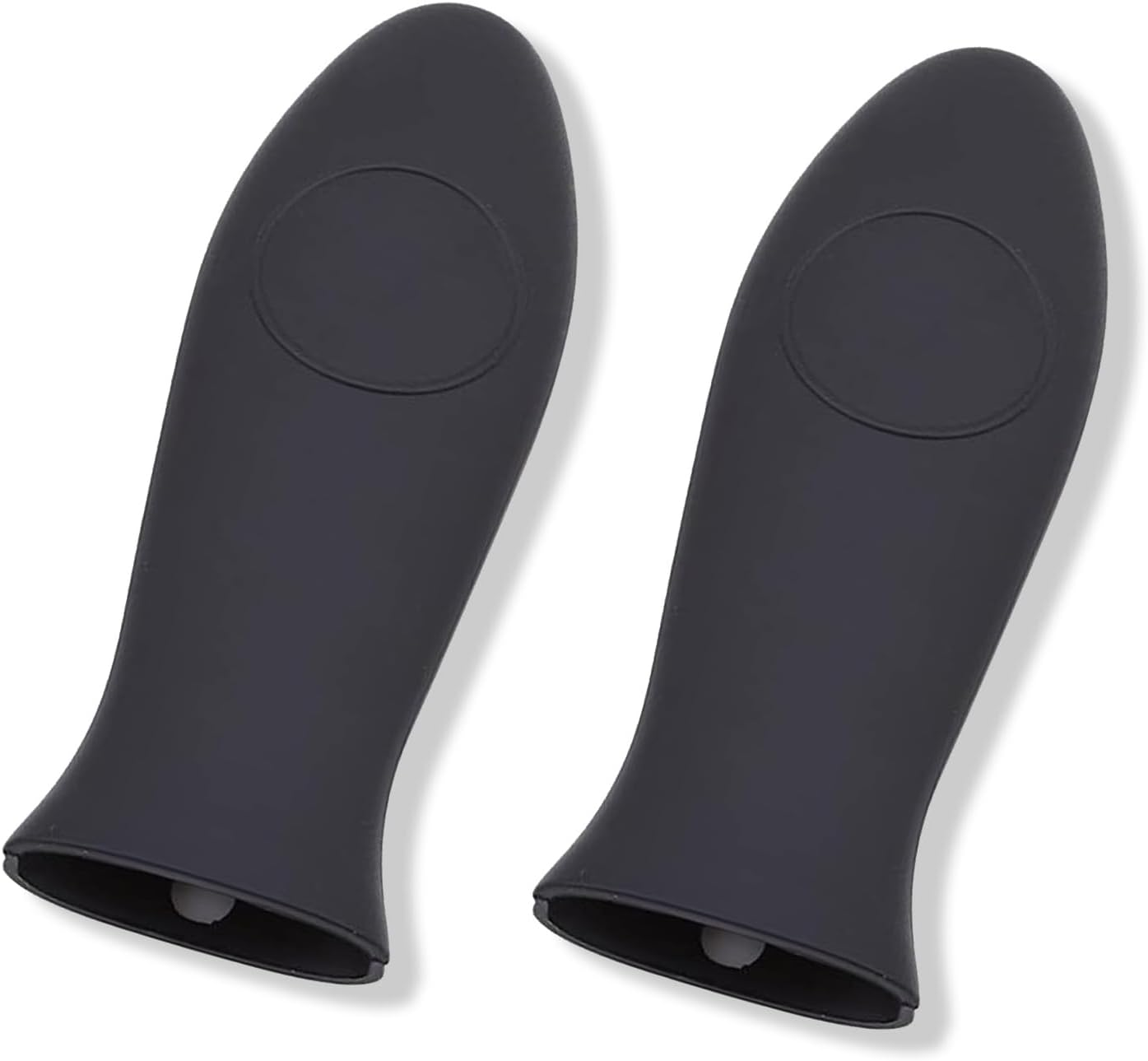 Non-Slip Silicone Handle Holder, Pyhot 2 Pack Black Silicone Cast Iron Handle Cover Skillet Grip Sleeve Cover for Pans Cookware image number 5