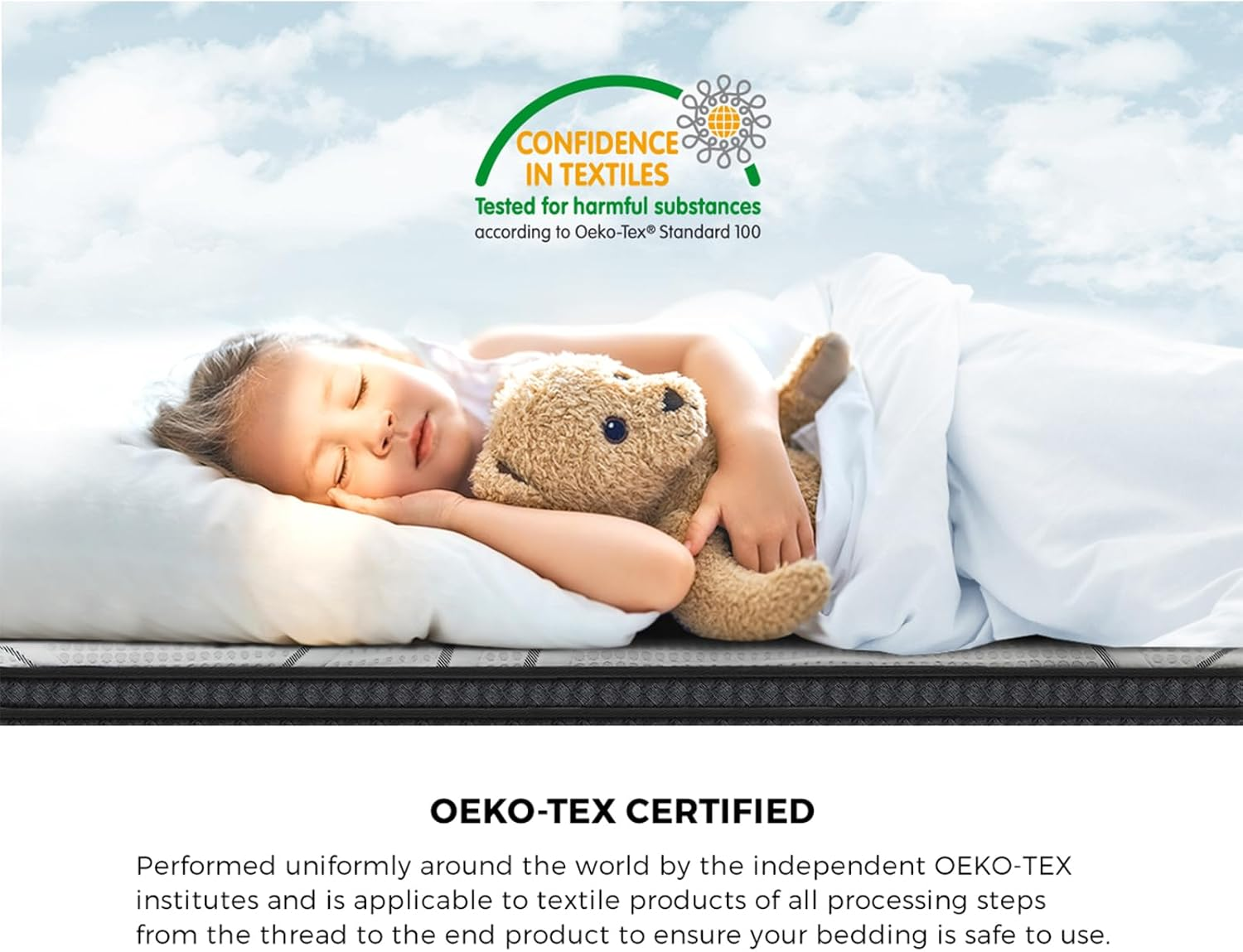 BEDRA BEDDING 21Cm Mattress Single Size with Bonnel Spring Tight Top Bed Mattress Medium Firm image number 6