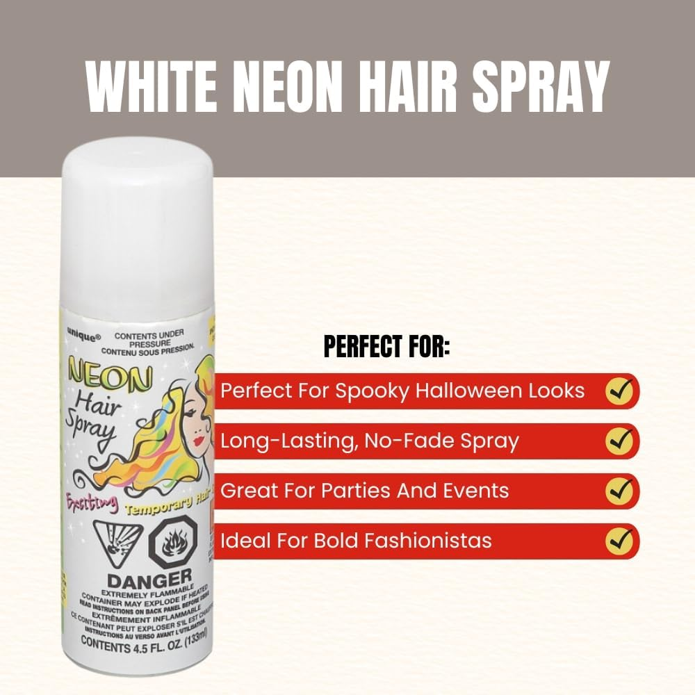 White Hair Color Spray