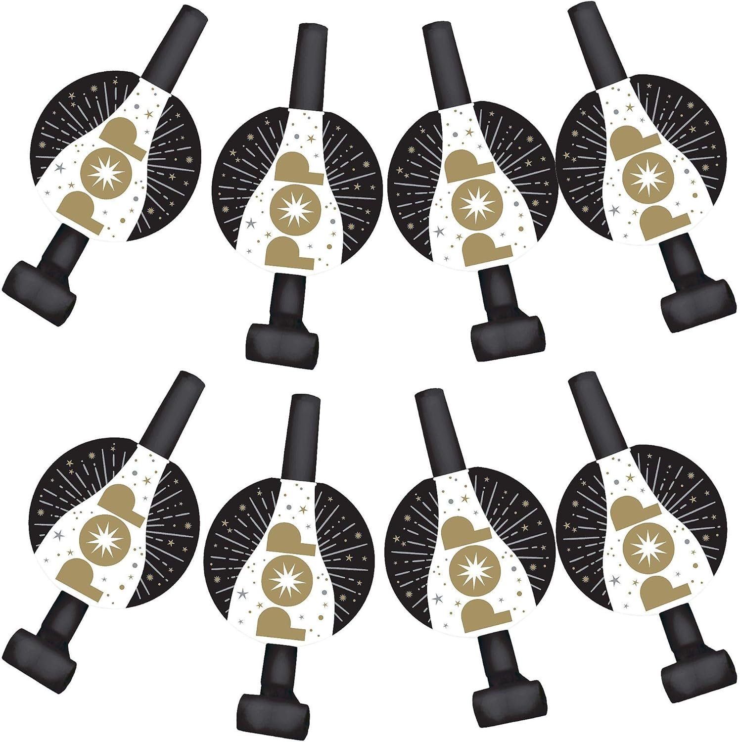 Amscan New Year'S Horns & Blowouts Mega Value Pack | 50 Pcs, One Size, Multicolor