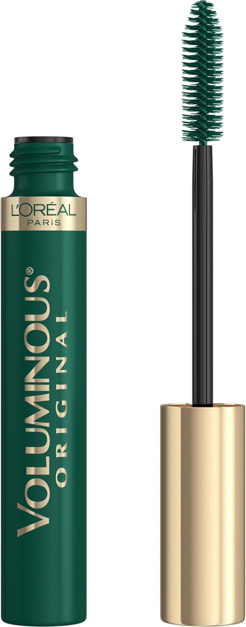 L'Oreal Paris Makeup Voluminous Original Washable Bold Eye Mascara, Deep Green, 0.27 Fl Oz
