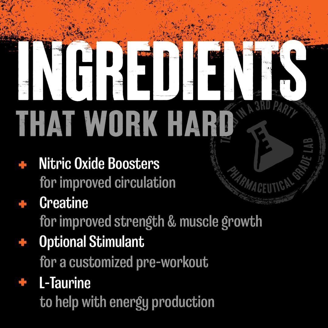 Universal Nutrition Animal Pump Pre-Workout, Nitric Oxide, Creatine, Energy Supplement image number 5