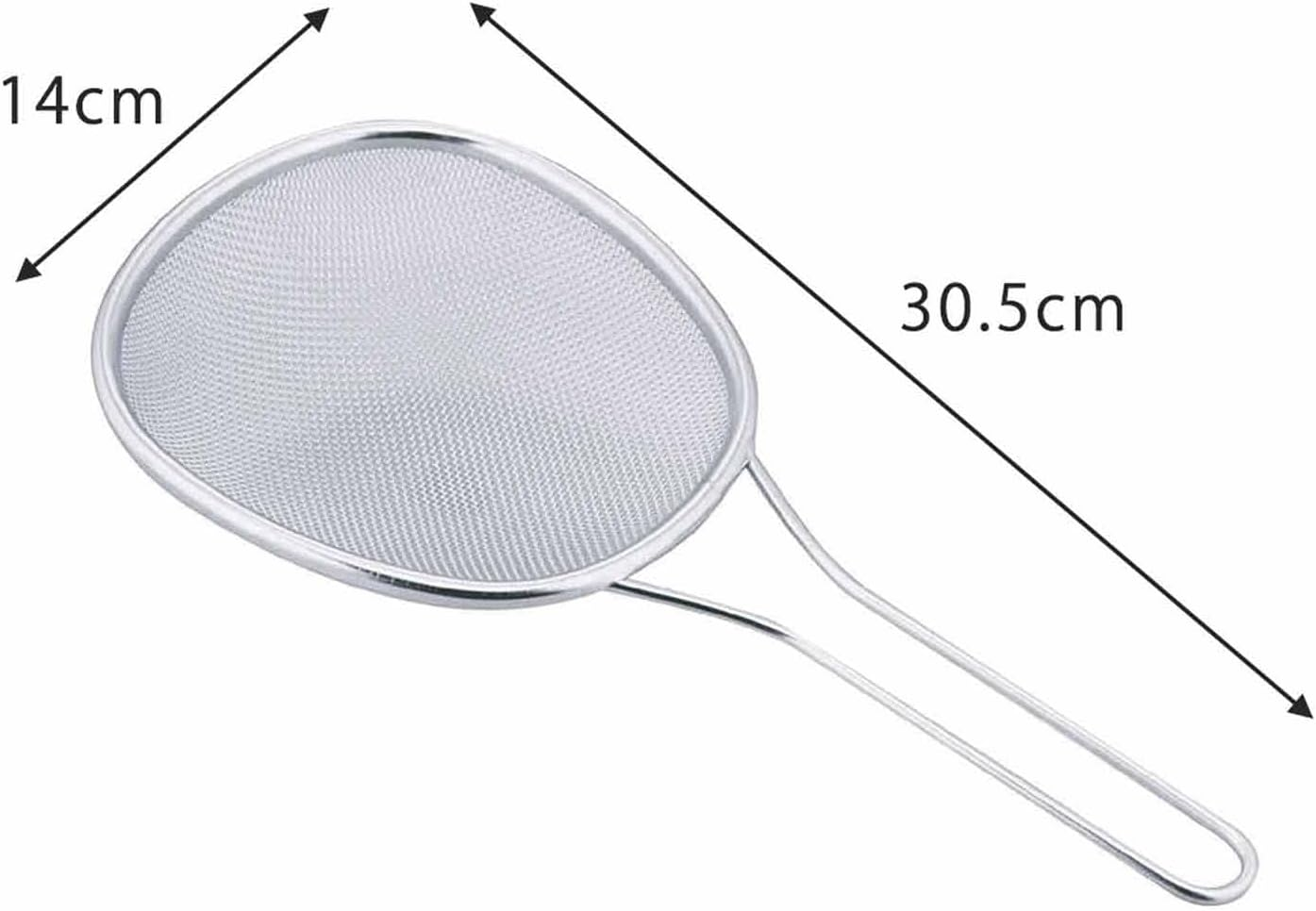 Shimomura Planning 27537 Scooping Colander, Can Drainer Hot Water, Dishwasher Safe, Oval Shape along the Side of the Pot, Draining Vegetables and Noodles at Once, Broccoli, Carrot, Stainless Steel, image number 3