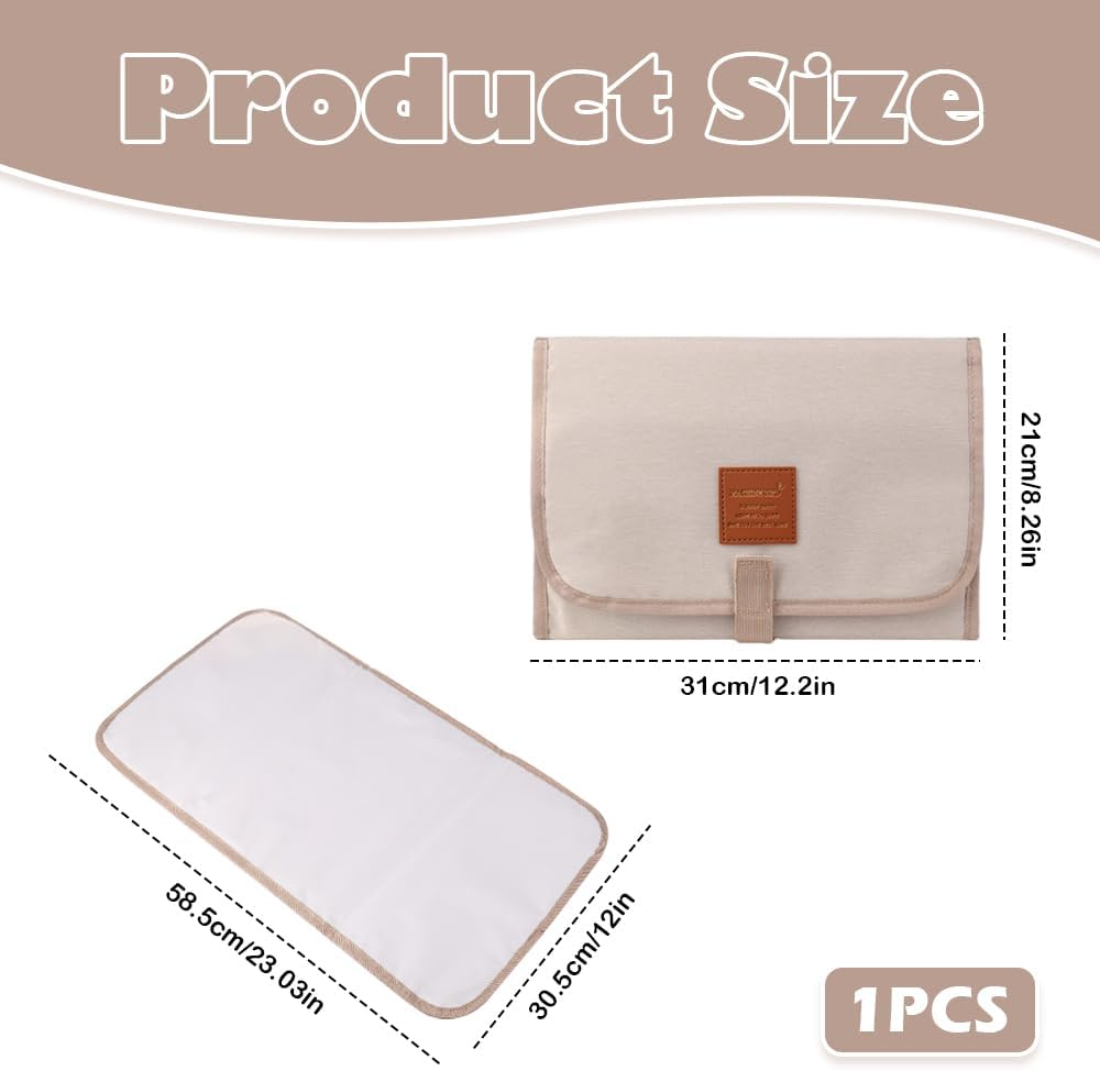1X Ultra-Portable Changing Mat, Foldable Changing Mat,Compact Foldable Design,Universal Diaper Pad for Toddlers, Outings & Travel image number 4