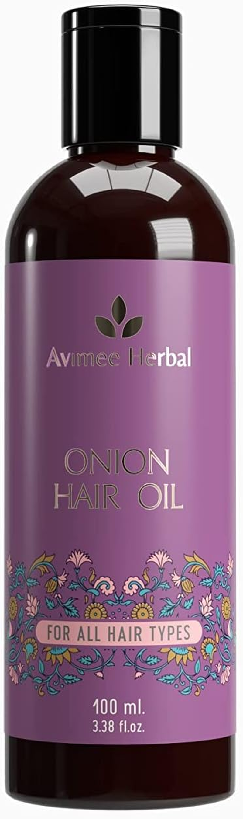 AVIMEE HERBAL Onion Hair Oil Is Made In-House Using Formulation That Gives It Non-Sticky and Non-Greasy Feel 100 Ml image number 2