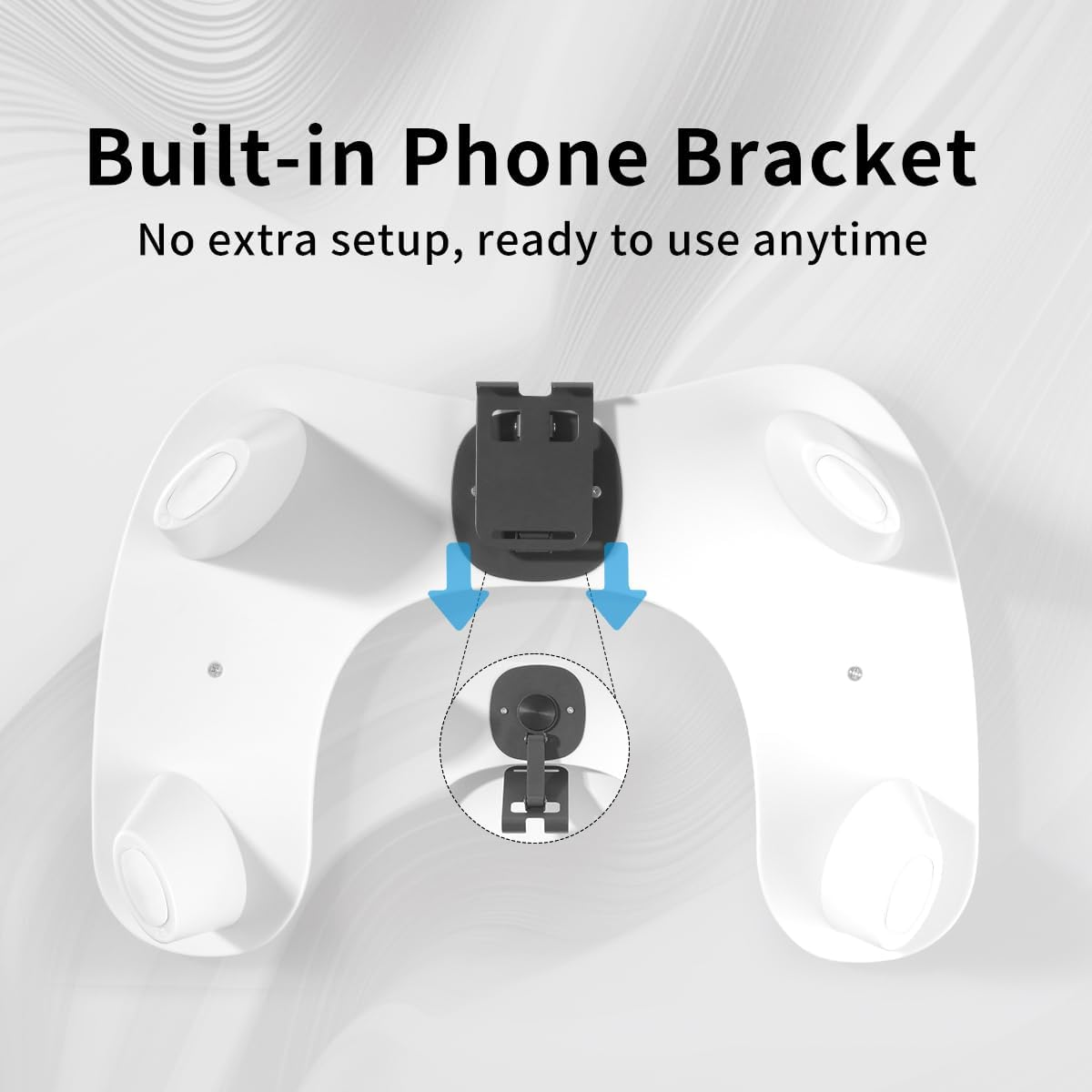 MUSILAN Nail Arm Rest for Nails Tech with Rotating Phone Holder U Shaped Comfortable Manicure Nail Hand Rest Pillow Cushion,Pu Leather Nail Armrest Stand for Acrylic Nail Art Tech Quick Installation image number 6