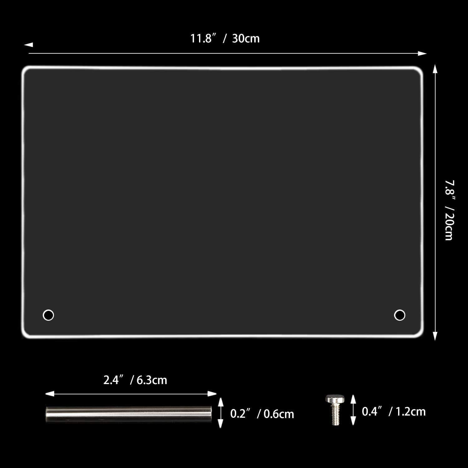 1PCS Transparent Acrylic Nail Art Display Holder, Betterjonny 50 PCS Nail Stand with 3M Double Sided Tape for Professional Salon False Nail Sample Display image number 4
