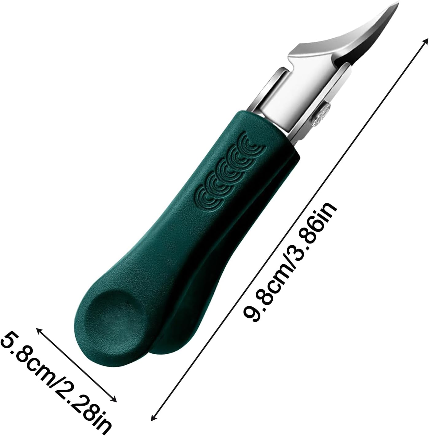 Curved Toenail Clippers | Nail Cutting Clippers | Wide Jaw Trimming Tools for Women Seniors Daily Maintenance Personal Grooming Beauty Salons Home Travel - Black image number 6