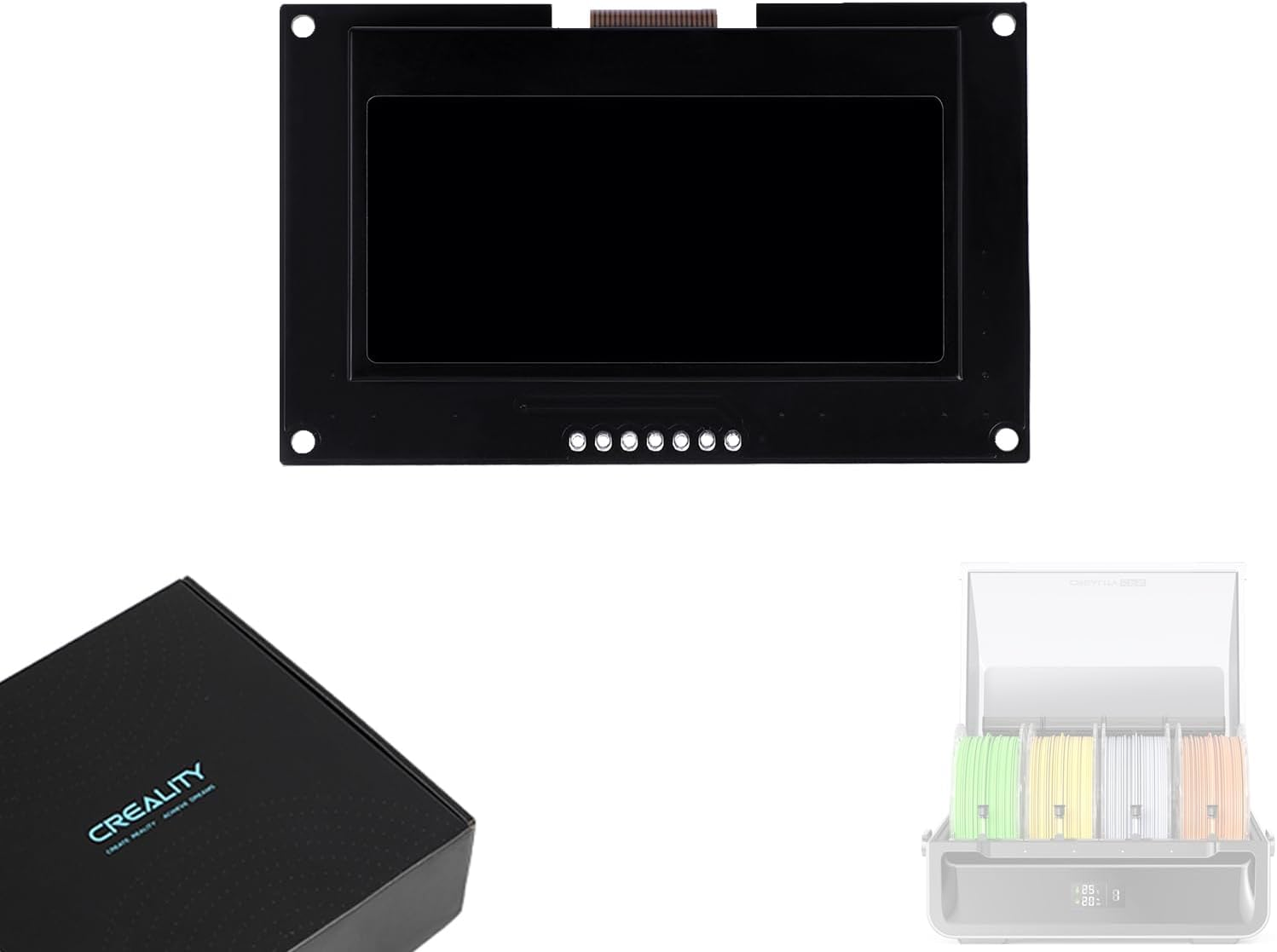 Creality Hi Double Sided Black Textured PEI Build Plate (280 * 265Mm), without Magnetic Flexible Steel Plate, Strong Adhesion, Excellent Flatness, 3D Printer Platform for Creality Hi