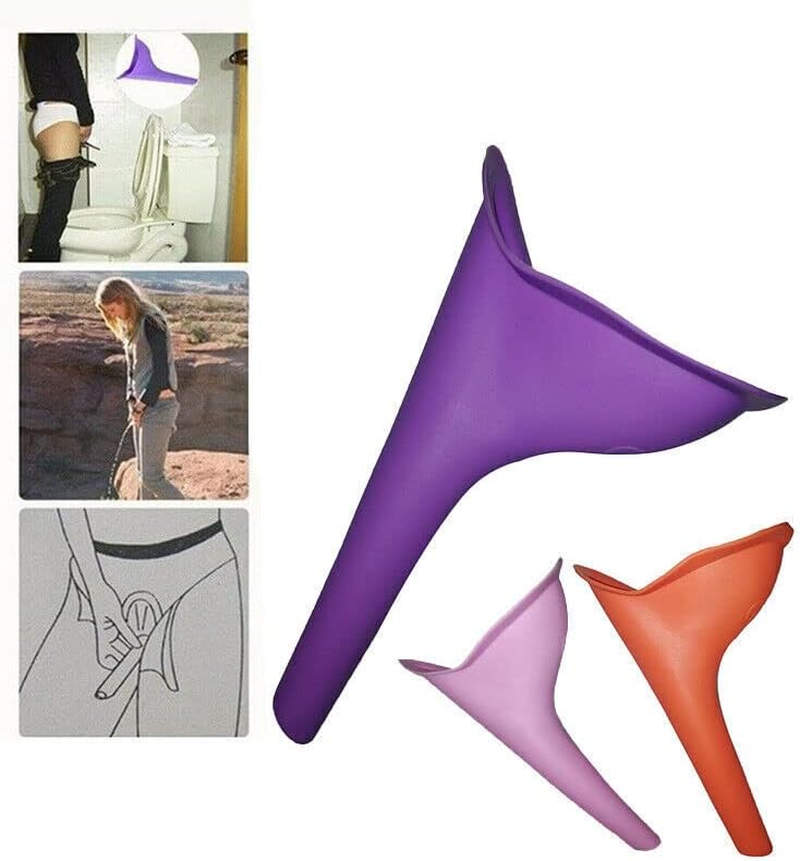 AIMALL 3X Urinal for Women，Portable Camping Female Her She Urinal Funnel Ladies Woman Urine for Camping Travel Hiking Gear image number 3