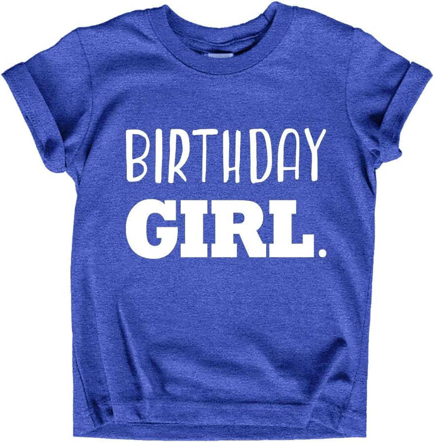 Birthday Girl Shirt Girls Birthday Tee Outfit Toddler Baby 1St 2Nd 3Rd 4Th 5Th 6Th 7Th