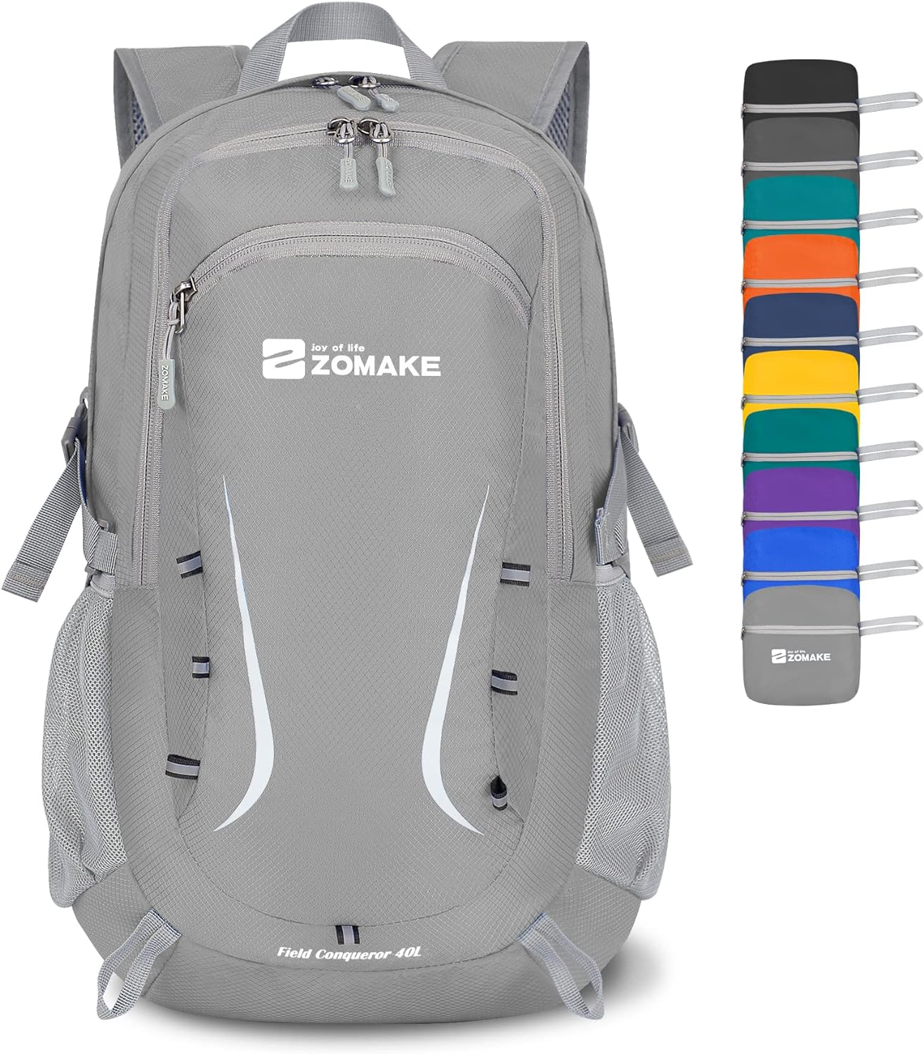 Zomake Foldable Backpack - Lightweight Packable Hiking Packs 35L, Waterproof Daypack for Travel, Outdoor Camping and Daily Use
