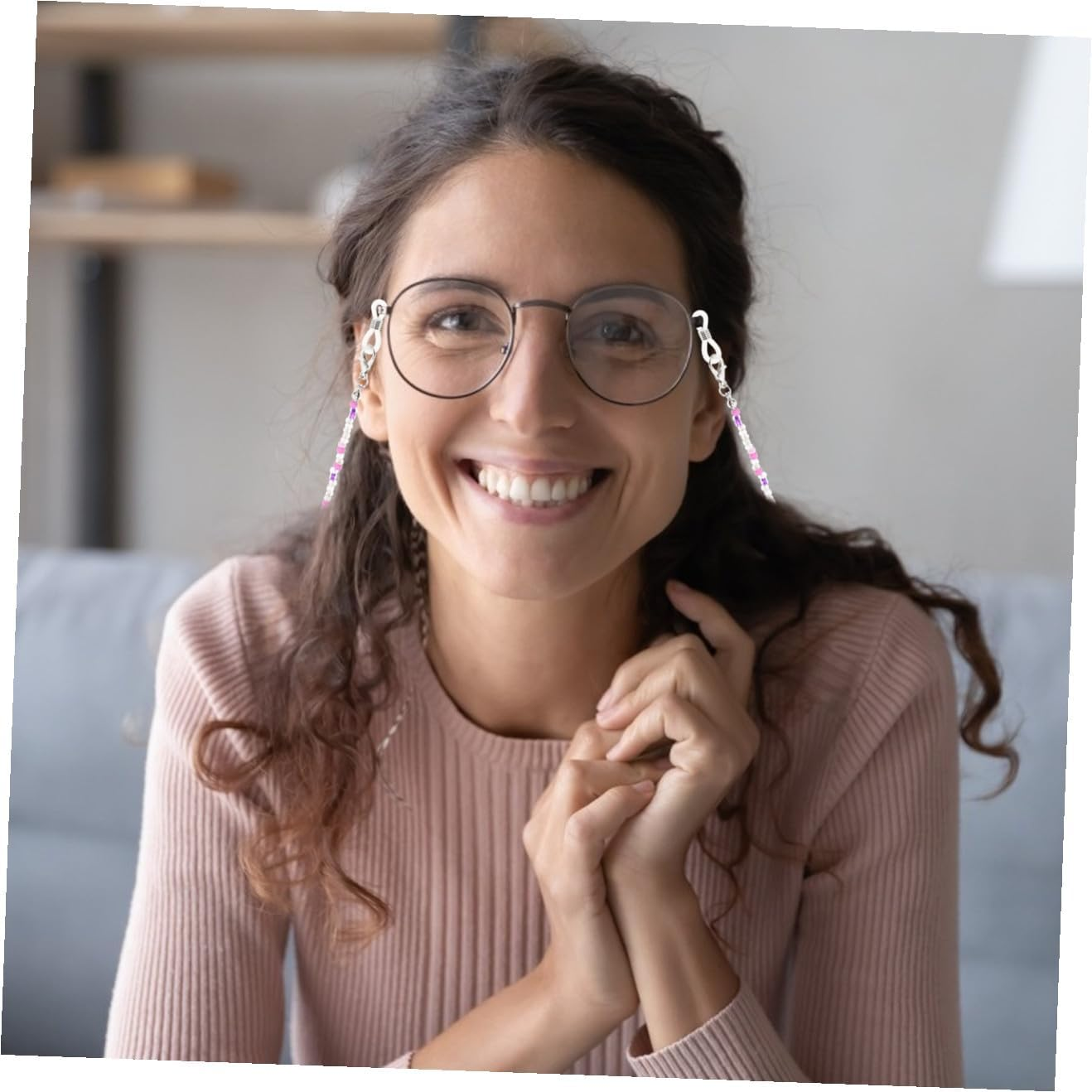 LIFKOME 3Pcs Women Eyeglass Chain Girls Glasses Lanyard Decorative Spectacle Chain Gentle Accessory Sports Strap image number 4