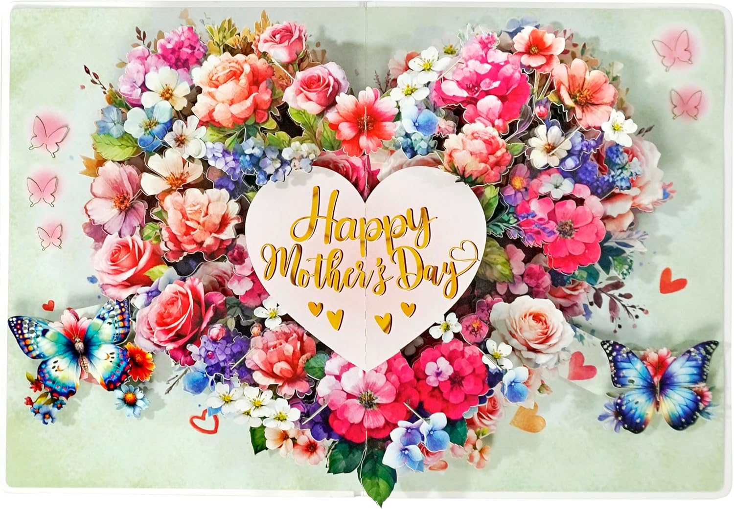 CUTPOPUP Bestmomever, Mothers Day Card Pop Up, 3D Birthday Greeting Card, Mother'S Day Card for Women, Mom, Wife, Grandma, Daughter (Bestmomever Hummingbird) SD226AU1520