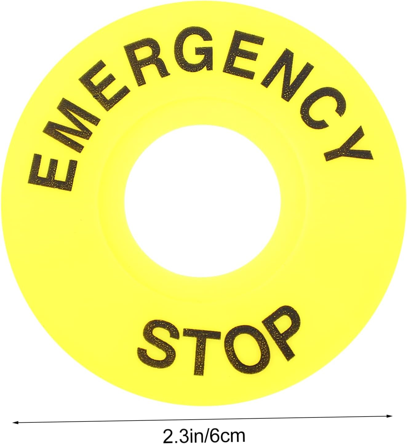 Emergency Stop Ring 22Mm Push Button Switch for Industrial Control Quick Response and Sturdy Construction Suitable for Safety and Emergency Applications 10Pcs Set image number 2