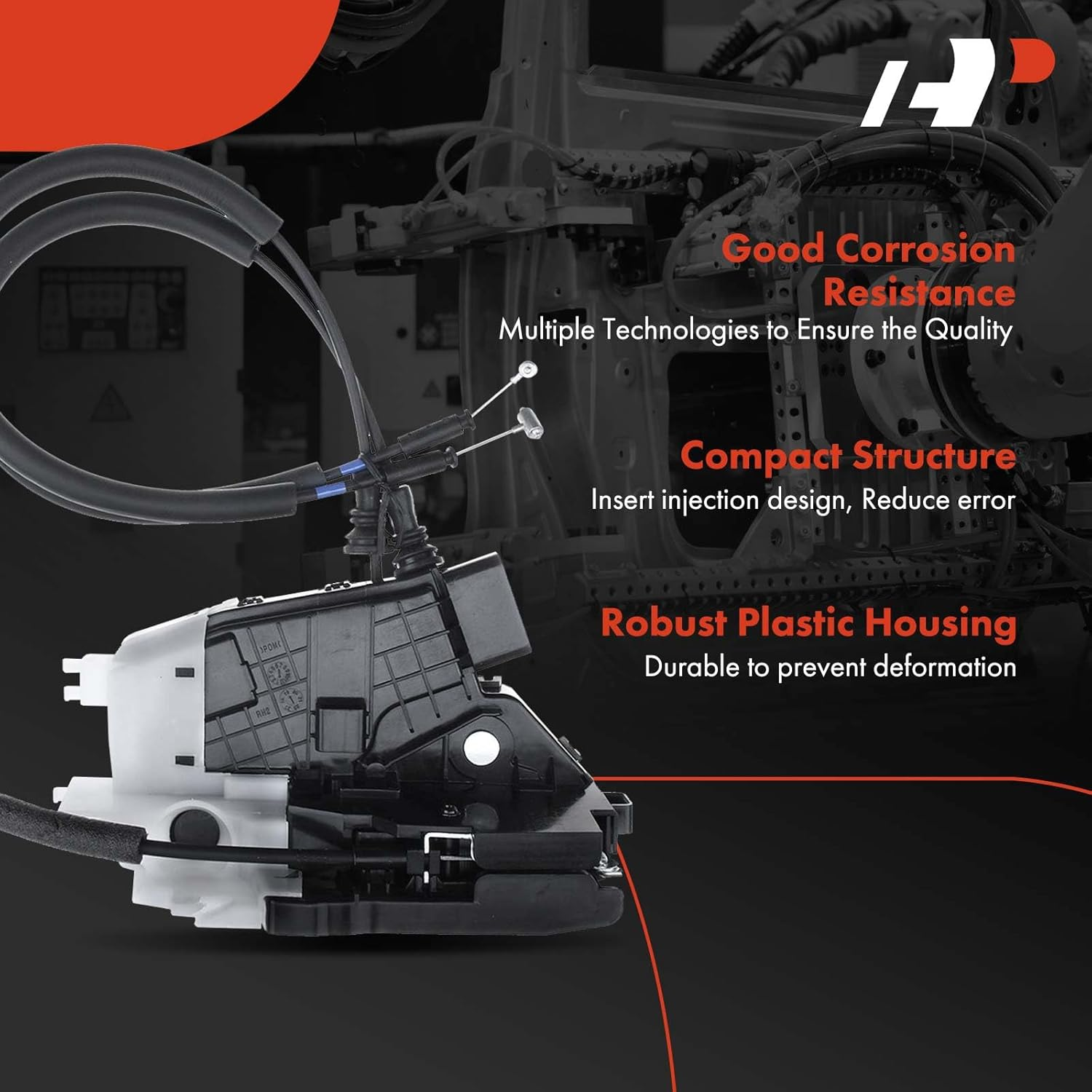 A-Premium Door Latch Lock Actuator Compatible with Hyundai Vehicles - Tucson 2016-2018 1.6L, Tucson 2016-2020 2.0L, Tucson 2018-2020 2.4L, Sport Utility - Rear Right Passenger, Replace# 81420D3000 image number 4