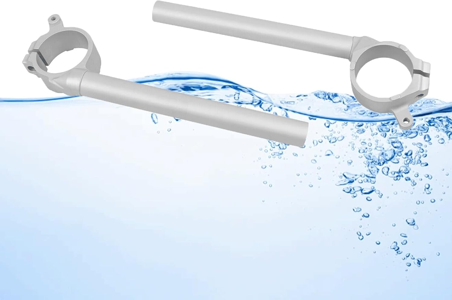 Aluminum Fork Clip-Ons Handle Bars Motorcycle Handlebars Clip on Replacement for YAMAHA YZF 600 R6 YZFR6 2006-2016 image number 2