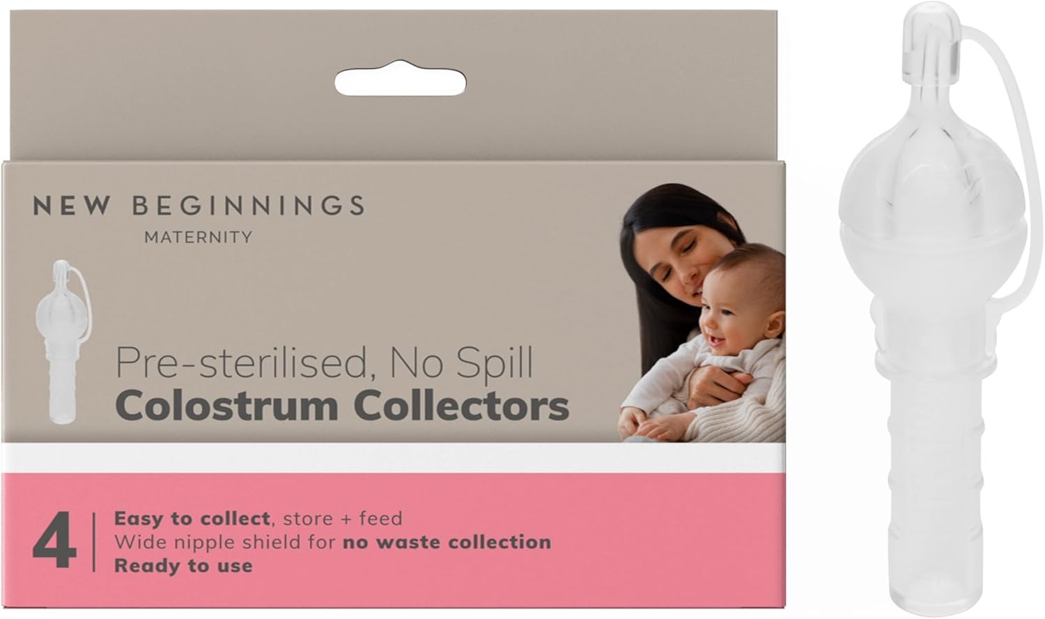 New Beginnings Colostrum Collection Tubes (Pack of 4) image number 3