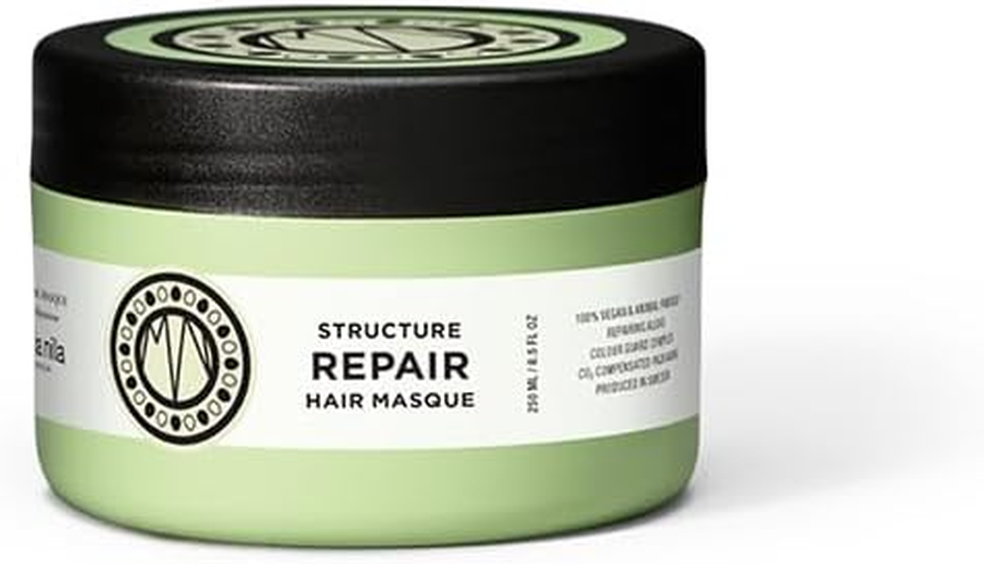 Maria Nila Structure Repair Masque 250 Ml - Gentle Hair Wrap for Dry, Damaged and Chemically Treated Hair That Softens and Moisturizes. 100% Vegan. Sulfate-Free and Paraben-Free. image number 4