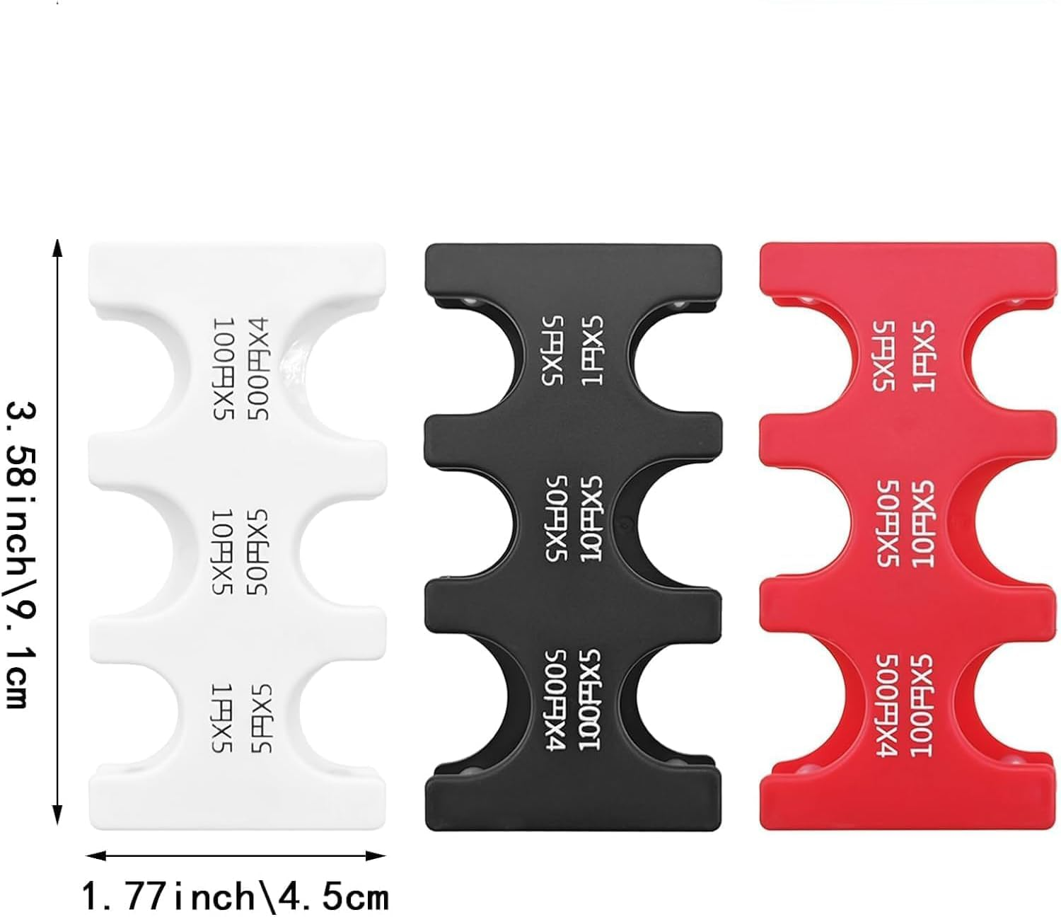 Limcryspp 4-Piece Portable Japanese Yen Coin Storage Box, 6 Slots, Space-Saving, Coin Organizing and Storage Box, Reusable Coin Distributor, Suitable for Shopping and Travel image number 3