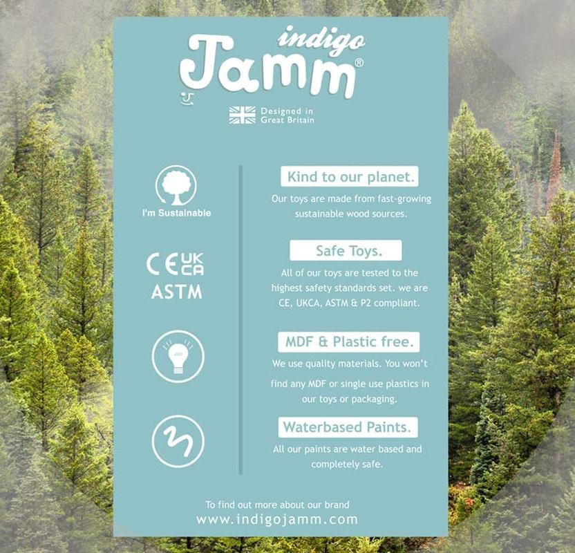 Indigo Jamm Colin Walkervan Toddler Push Toy and Block Set image number 6